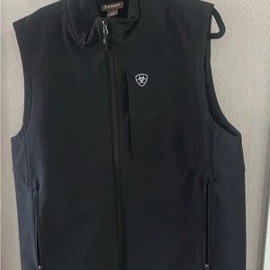 Ariat Men's Sleek Black Vest NEW no tags